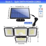 מנורה סולארית חיצונית